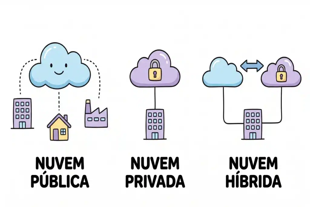 tipos de nuvem segundo o NIST